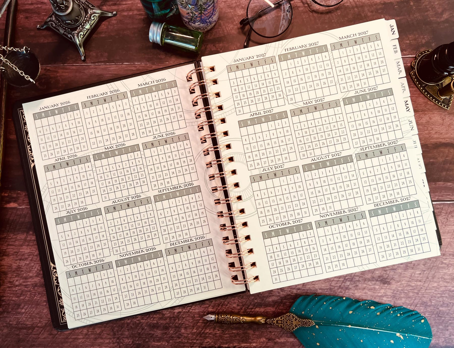 🧙‍♂️ Magical Calendar - Dated Weekly Planner For 2026