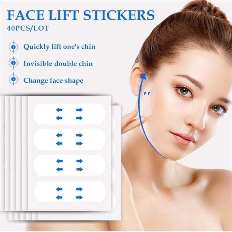 Invisible Face Lifter Tape✨Has a delicate V face(40pcs)