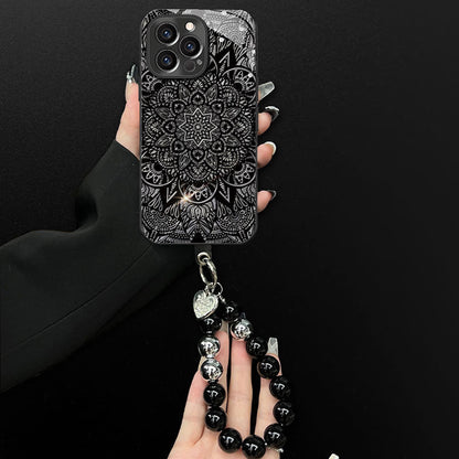🖤 Dark Totem Mandala Chain Phone Case