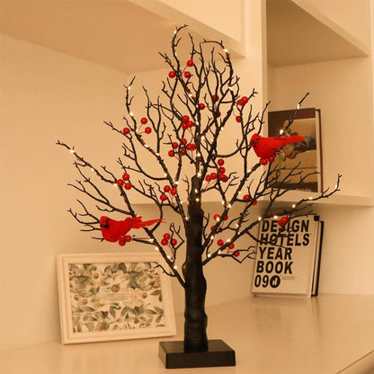🐦 Little Red Bird Tree Light