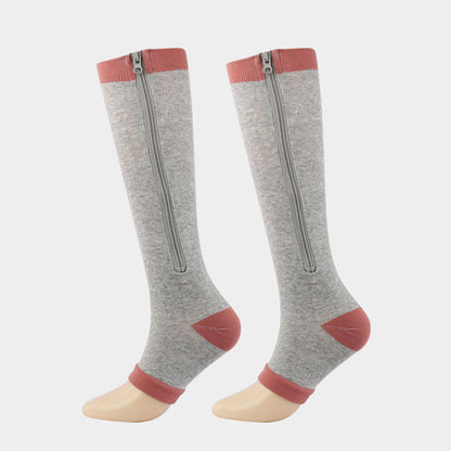 🏃‍♂️ Sports Zipper Socks – Comfort, Support & Easy On/Off