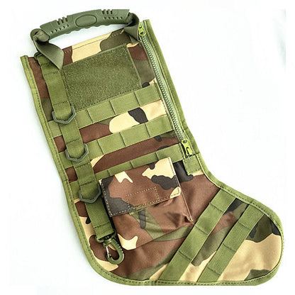🎄 Personalized Tactical Christmas Stocking – Military Style Holiday Gift 🎁
