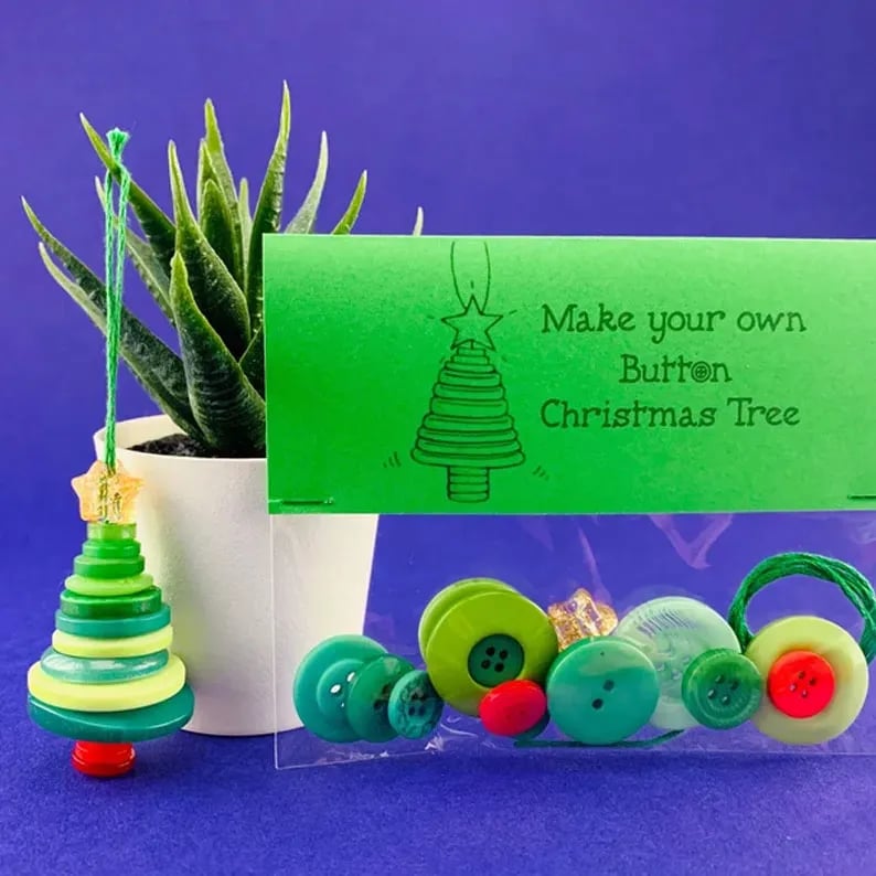 ☃️ DIY Button Snowman Ornament Kit☃️