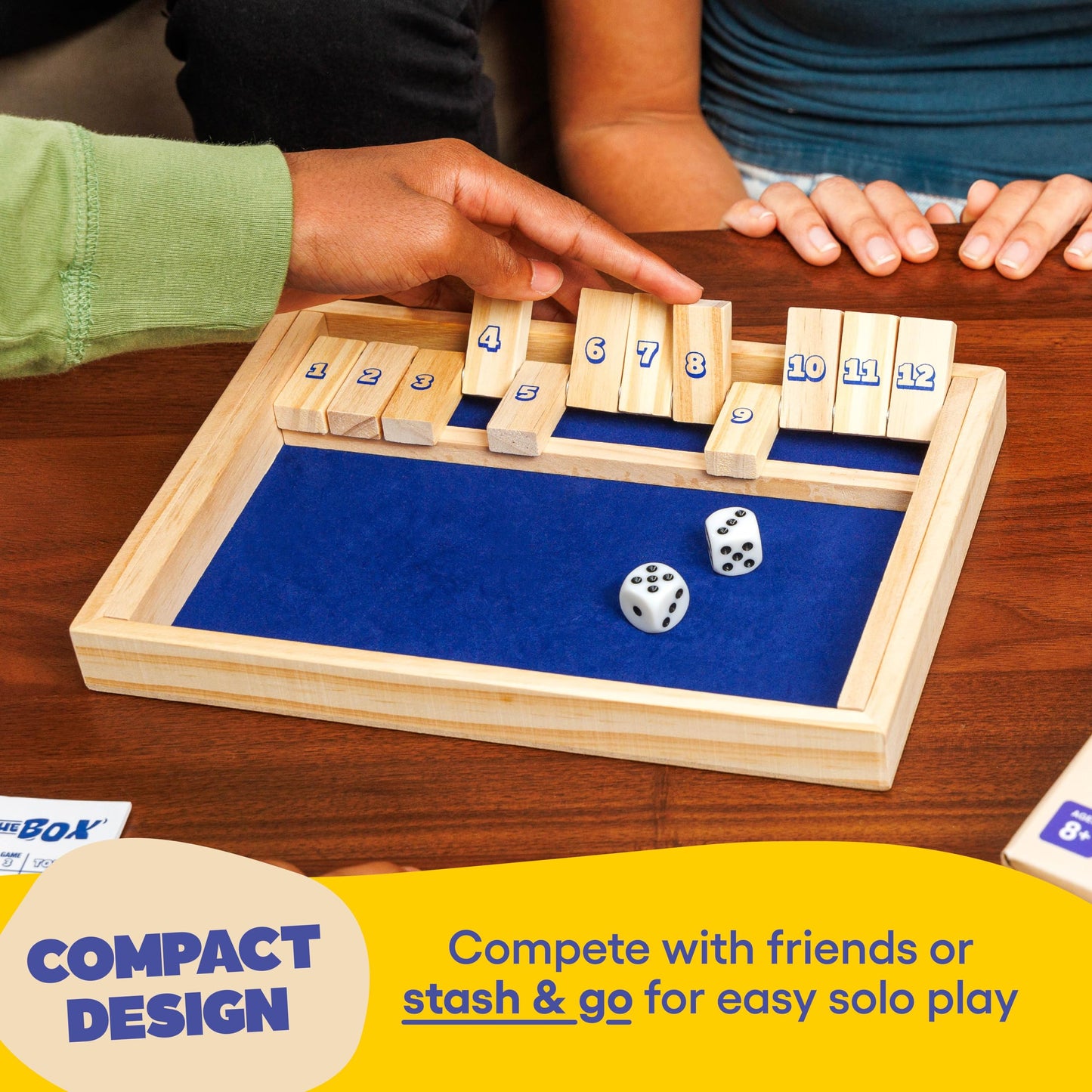 🏆《Shut The Box Brain War!》- Board Games for Kids and Adults, and Strategy Games🎲