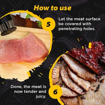 🥩 Stainless Steel Meat Tenderizer Needle 21 Pin