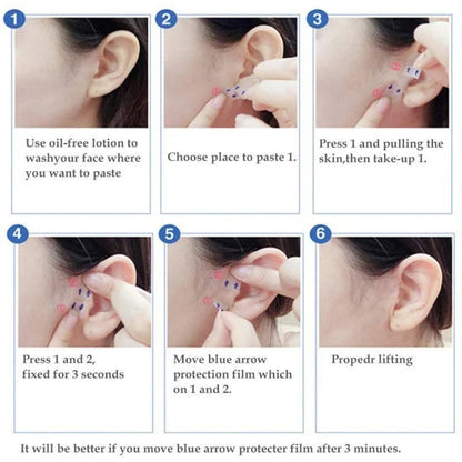 Invisible Face Lifter Tape✨Has a delicate V face(40pcs)