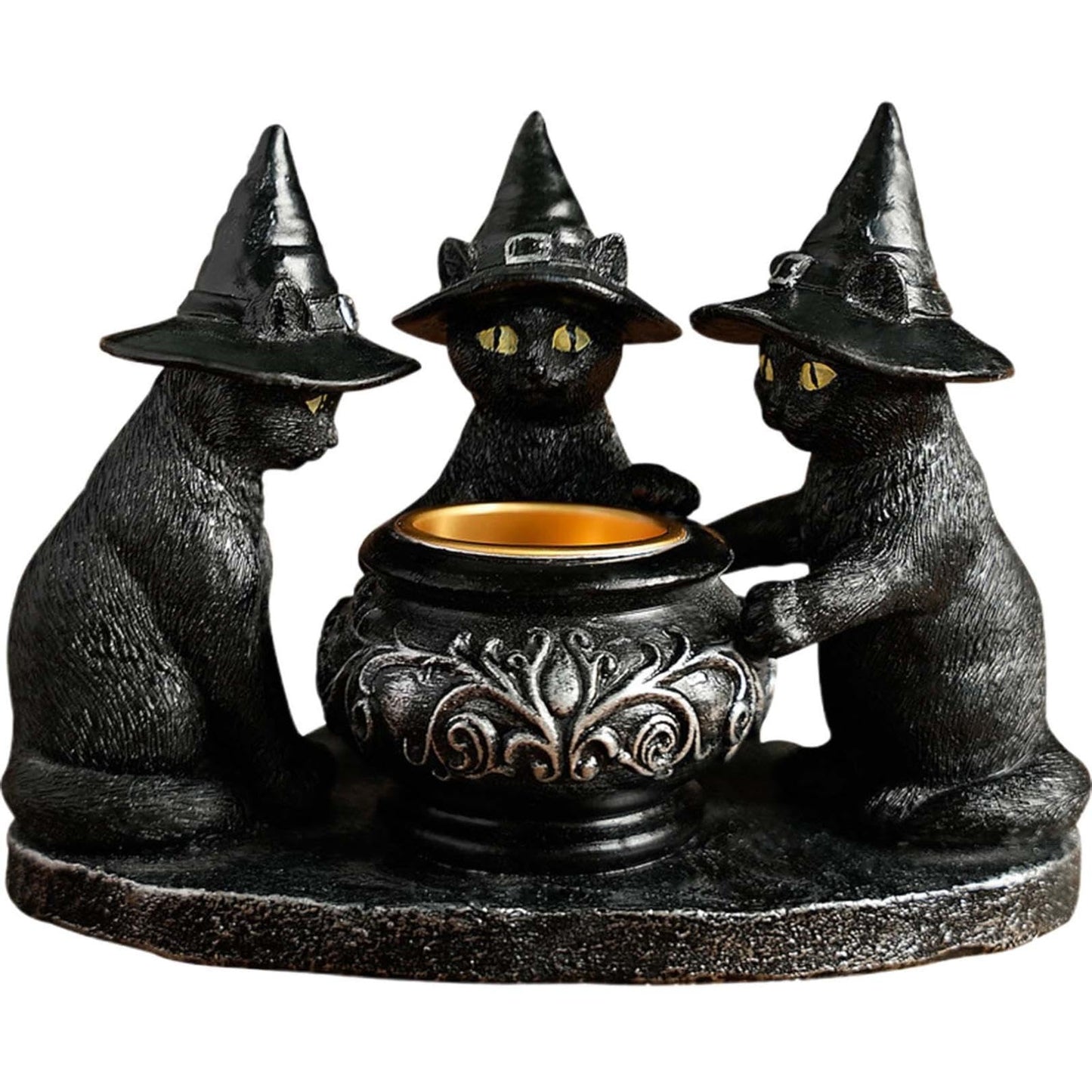 ⌛LAST DAY SALE 49% OFF🎃 Halloween cat Candlestick