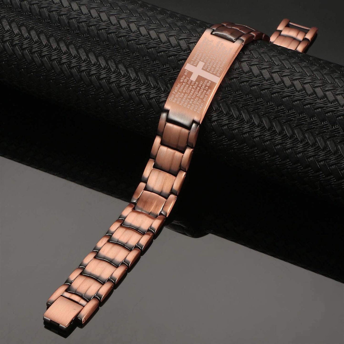 Magnetic Copper Bracelet: "3500 Gauss Energy + Adjustable Fit ⚡🧲"