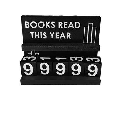 📖Bookshelf Decor Book Read This Year Counter
