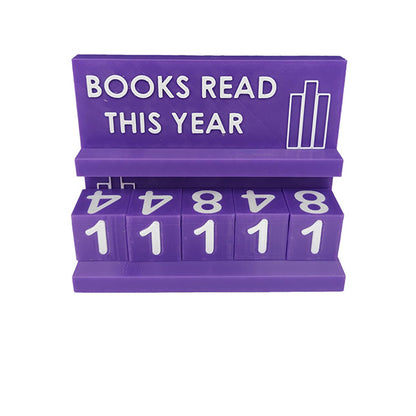 📖Bookshelf Decor Book Read This Year Counter