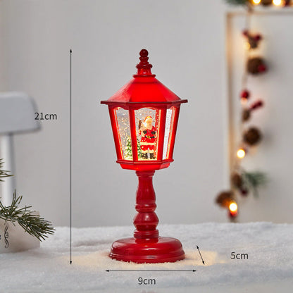 🎄Christmas Musical Snow Globe Lantern Lighted