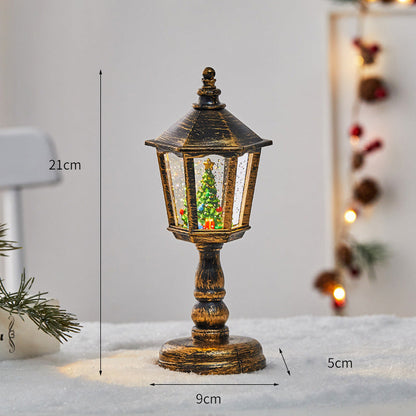 🎄Christmas Musical Snow Globe Lantern Lighted