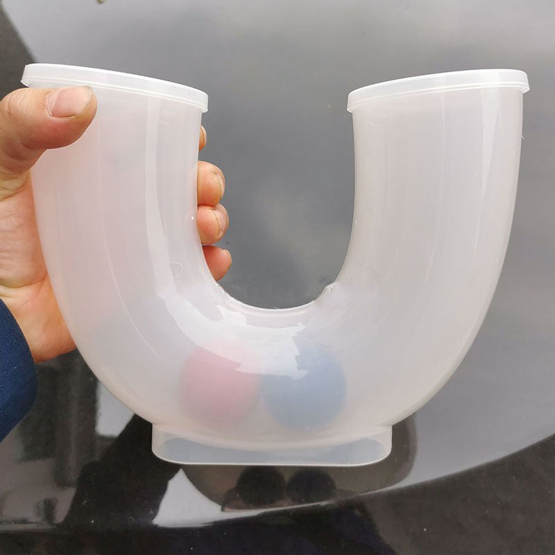 Skill Game Tube Toy with 2 Balls