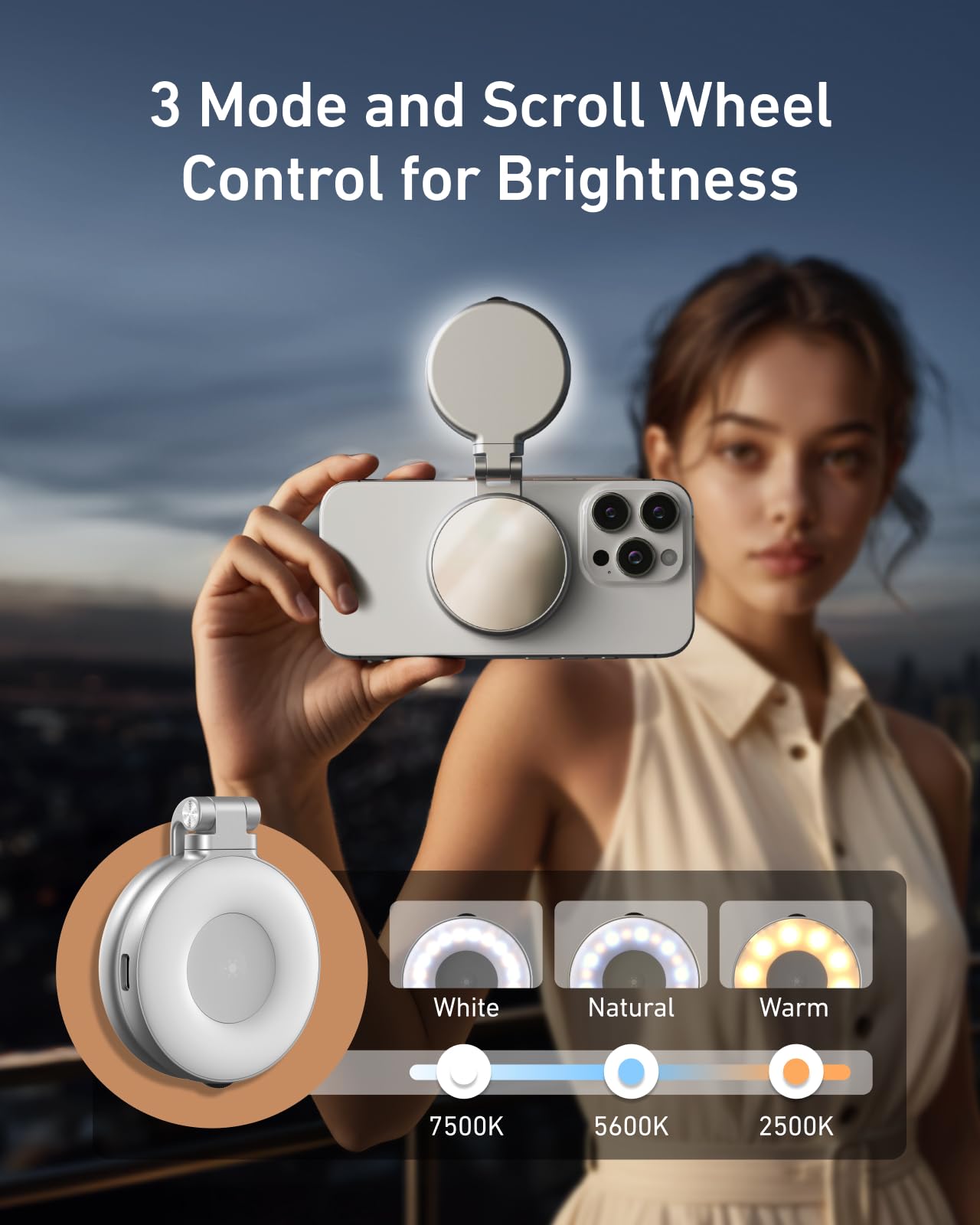 Ultimate Magnetic Phone Grip & Selfie Light Combo! 📱✨