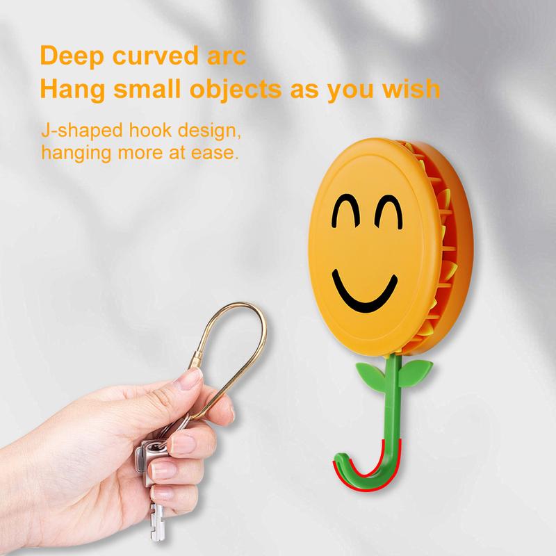 🌻 Smiling Sunflower Wall Hook