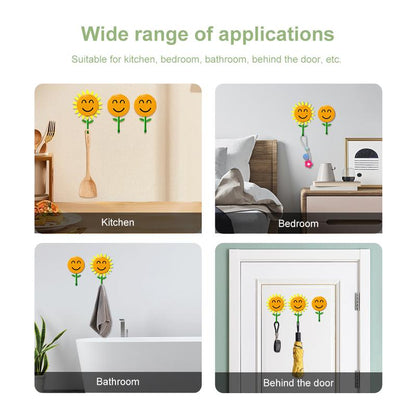 🌻 Smiling Sunflower Wall Hook