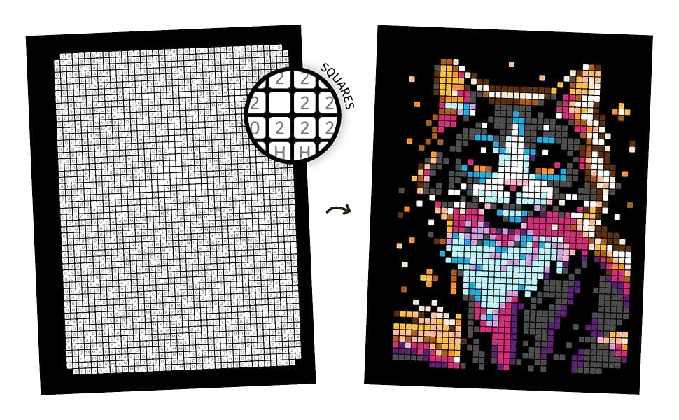 🔥LAST DAY 49% OFF🎨100 Color by Number Mysteries: A Coloring Book for Adults Relaxation and Wonder