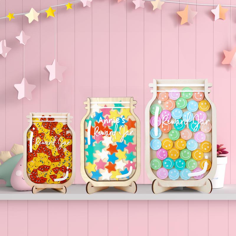 Magnetic Reward Jar with 25 Tokens