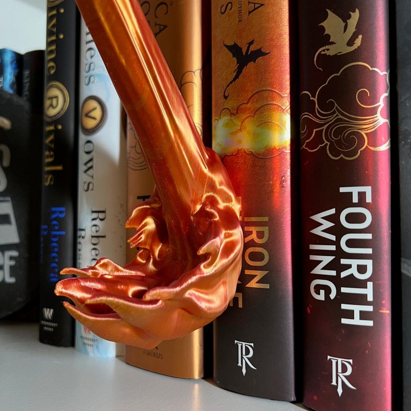 🐉 3D Dragon Flame Book Nook