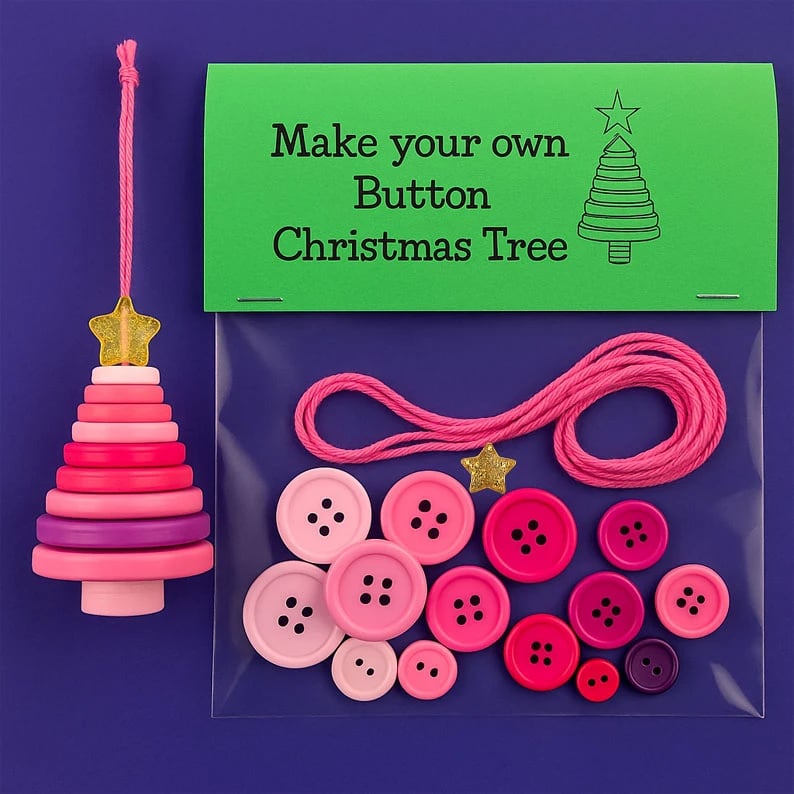 ☃️ DIY Button Snowman Ornament Kit☃️