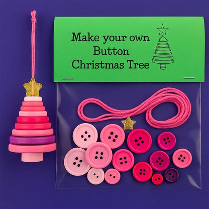 ☃️ DIY Button Snowman Ornament Kit☃️