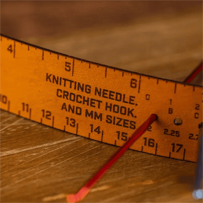 🧶The Crafters' Multi-Wrap | 7-in-1 Leather Measuring Tool