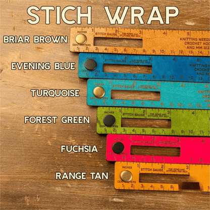 🧶The Crafters' Multi-Wrap | 7-in-1 Leather Measuring Tool