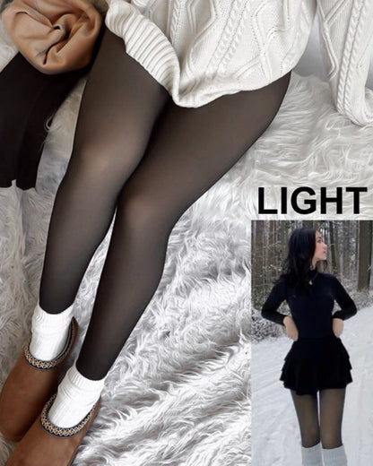 ❄️Christmas Sale 49% OFF✨Translucent Fleece Lined Tights