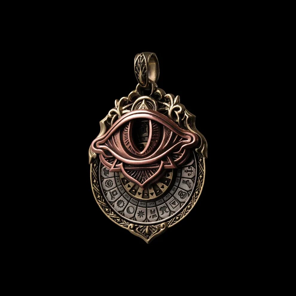 🏆Flash Sale⚡ 50K+ SOLD!👁️‍🗨️Handmade Tarot Vision Pendant: Connect to Cosmic Wisdom Anytime(Cheat Sheet Included)