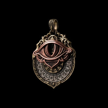 🏆Flash Sale⚡ 50K+ SOLD!👁️‍🗨️Handmade Tarot Vision Pendant: Connect to Cosmic Wisdom Anytime(Cheat Sheet Included)