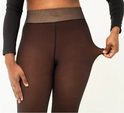 ❄️Christmas Sale 49% OFF✨Translucent Fleece Lined Tights