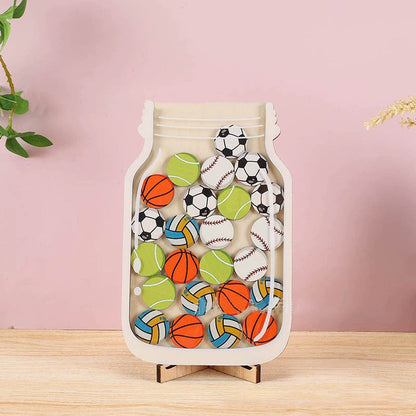 Magnetic Reward Jar with 25 Tokens