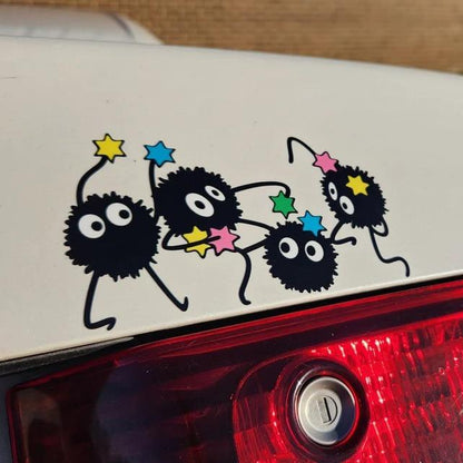 🧚 Cute Black Ball Magic Glass Sticker