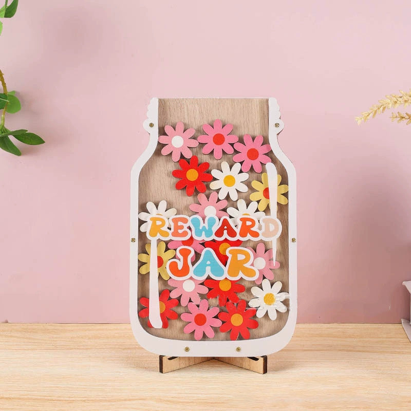 Magnetic Reward Jar with 25 Tokens